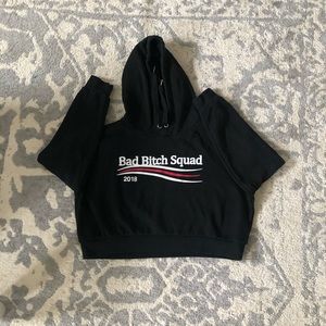 Cropped hoodie